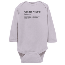 Load image into Gallery viewer, Gender Neutral Long Sleeve Bodysuit
