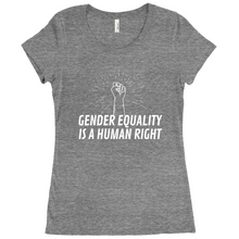 Load image into Gallery viewer, Gender Equality is a Human Right Fitted T-Shirt
