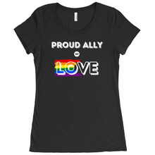 Load image into Gallery viewer, Proud Ally Fitted T-Shirt
