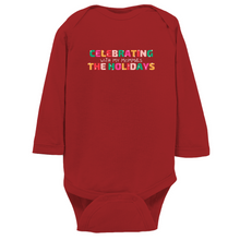Load image into Gallery viewer, Holidays with my Mommies Long Sleeve Bodysuit
