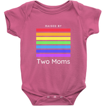 Load image into Gallery viewer, Raised by Two Moms Bodysuit
