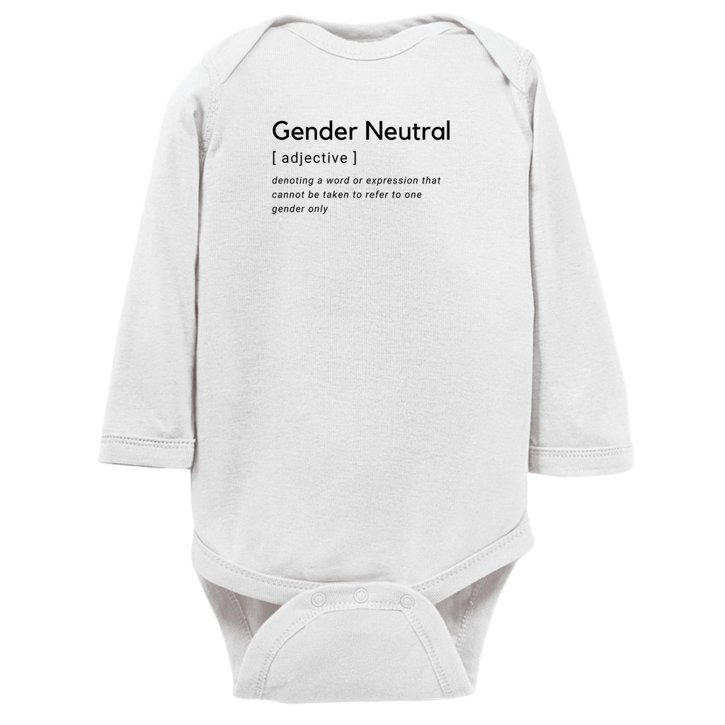 Gender Neutral Long Sleeve Bodysuit