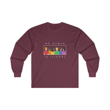 Load image into Gallery viewer, No Human is Illegal Long Sleeve T-Shirt
