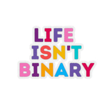 Load image into Gallery viewer, Life Isn&#39;t Binary Sticker
