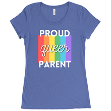 Load image into Gallery viewer, Proud Queer Parent Fitted T-Shirt
