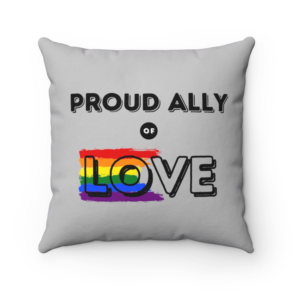 Proud Ally of Love Throw Pillow